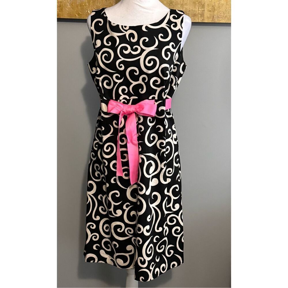 R&K Originals Black and White Dress, size 12